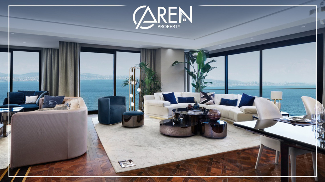 Luxurious sea apartments and ancient villas on the Marmara Sea