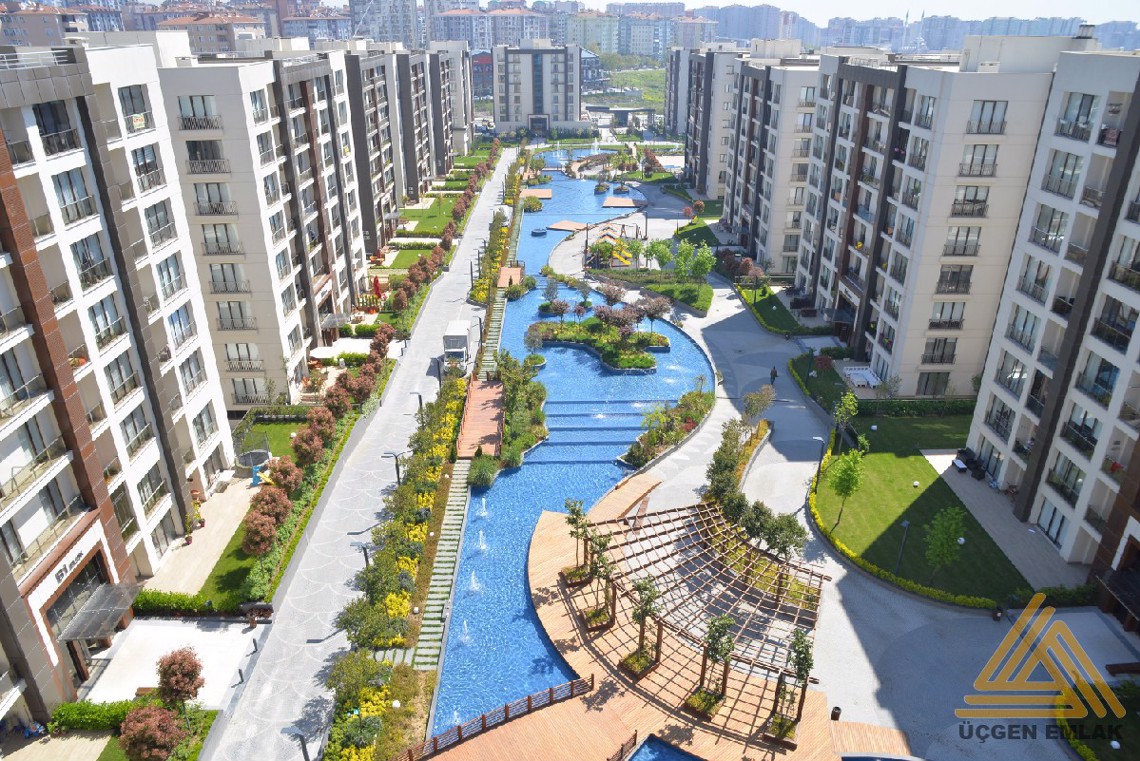 Apartments for sale in Istanbul within a distinctive residential complex that cares about the plant distribution inside it